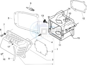 LX 50 4T NL drawing Cylinder head cover