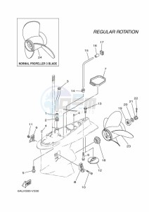 F200CET drawing PROPELLER-HOUSING-AND-TRANSMISSION-2