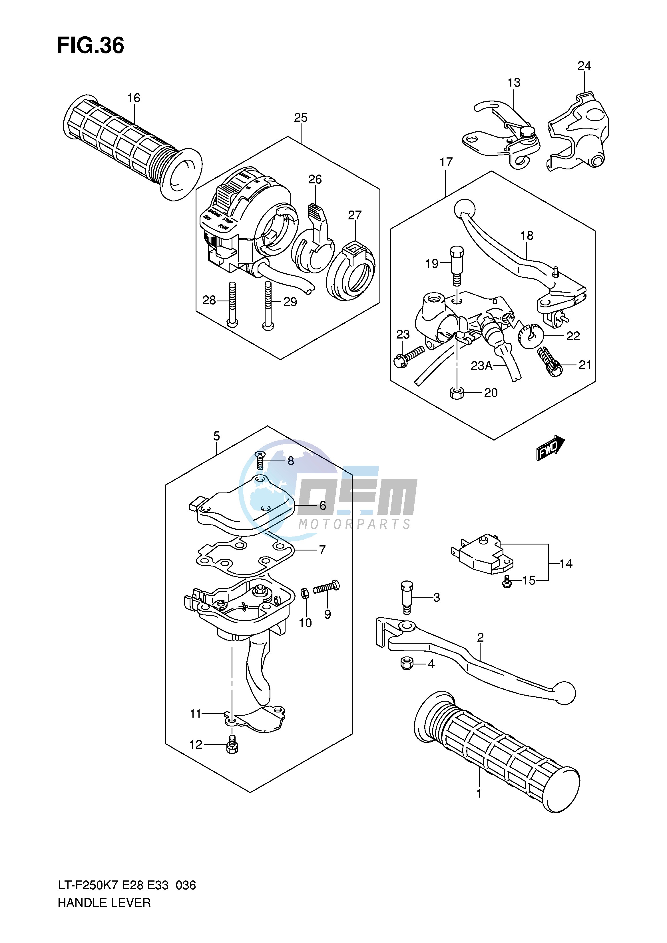 HANDLE LEVER