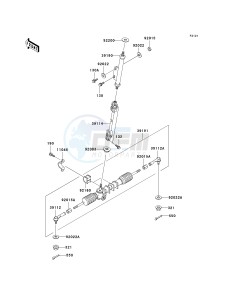 KAF 300 D [MULE 520] (D1-D2) [MULE 520] drawing STEERING SHAFT