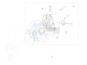 TUONO 125 4T E4 ABS (EMEA) drawing Front brake caliper