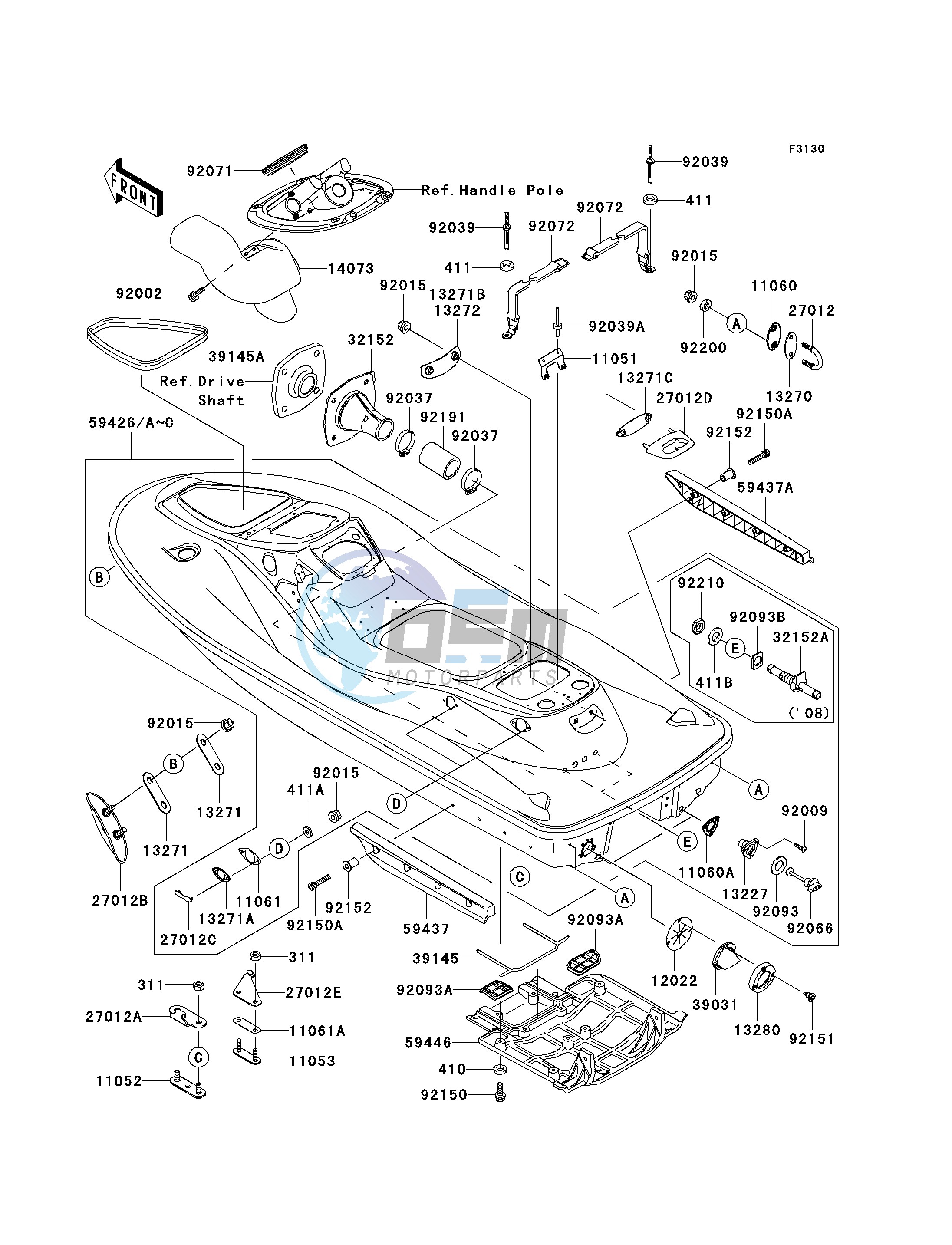 HULL -- A6F - A8F- -