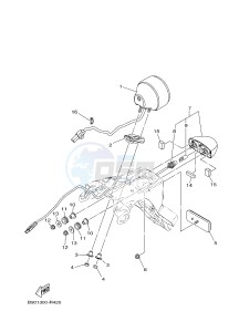 MTM850 MTM-850 XSR900 (B90R) drawing TAILLIGHT