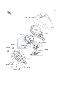 VN 1500 B [VULCAN 88 SE] (B1-B3) N6F drawing METER-- S- -