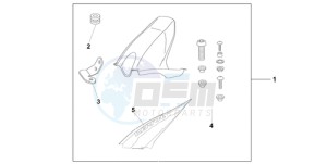 CBR1000RR9 Korea - (KO / SPC) drawing HUGGER REPSOL REPLICA