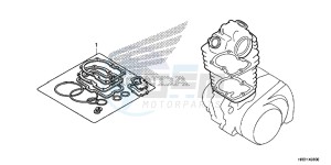 TRX420TM1H Europe Direct - (ED) drawing GASKET KIT A