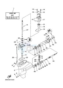 F15AEL drawing PROPELLER-HOUSING-AND-TRANSMISSION-1