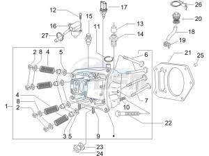 Nexus 500 SP e3 drawing Cilinder head unit - Valve