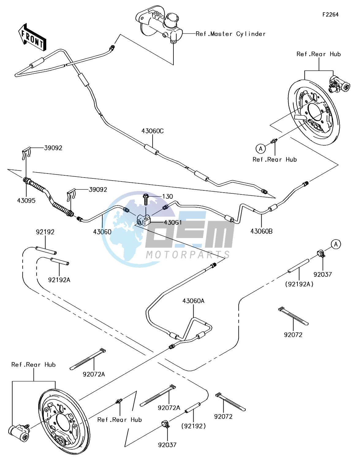 Rear Brake Piping