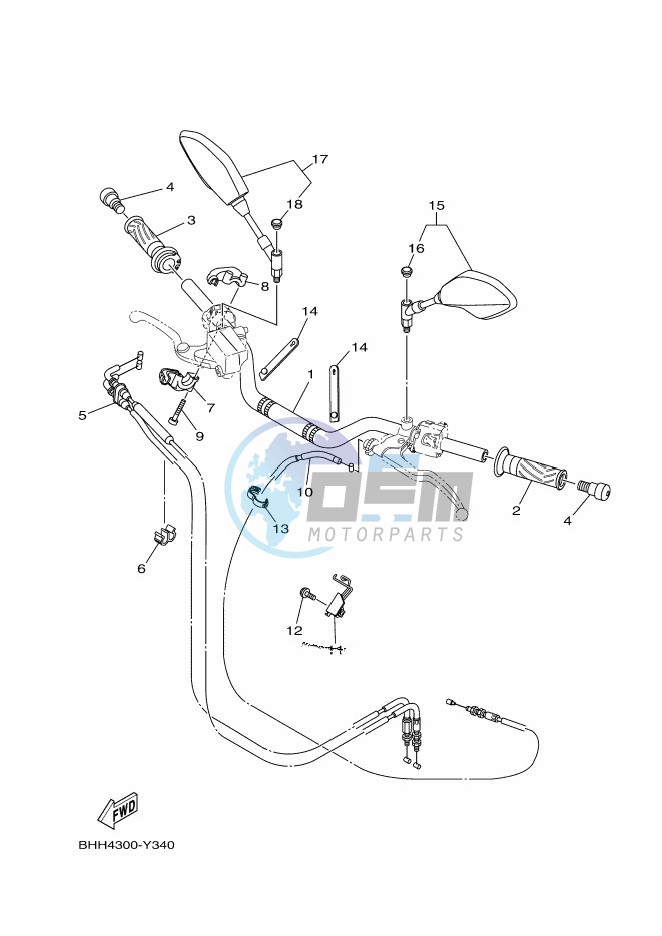 STEERING HANDLE & CABLE