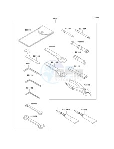 EX 650 A [NINJA 650R] (A6F-A8F) A8F drawing OWNERS TOOLS