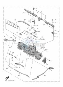 YZF1000D YZF-R1M (B4SJ) drawing INTAKE 2