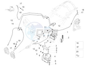 Eldorado 1400 1380 (EMEA, APAC) drawing Rear brake caliper