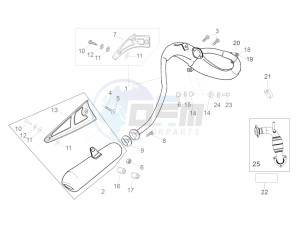 SX 50 LIMITED EDITION (EMEA) drawing Exhaust unit