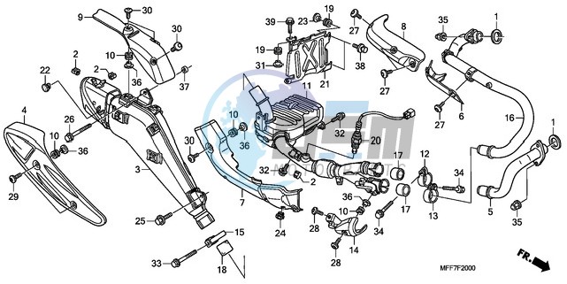 EXHAUST MUFFLER