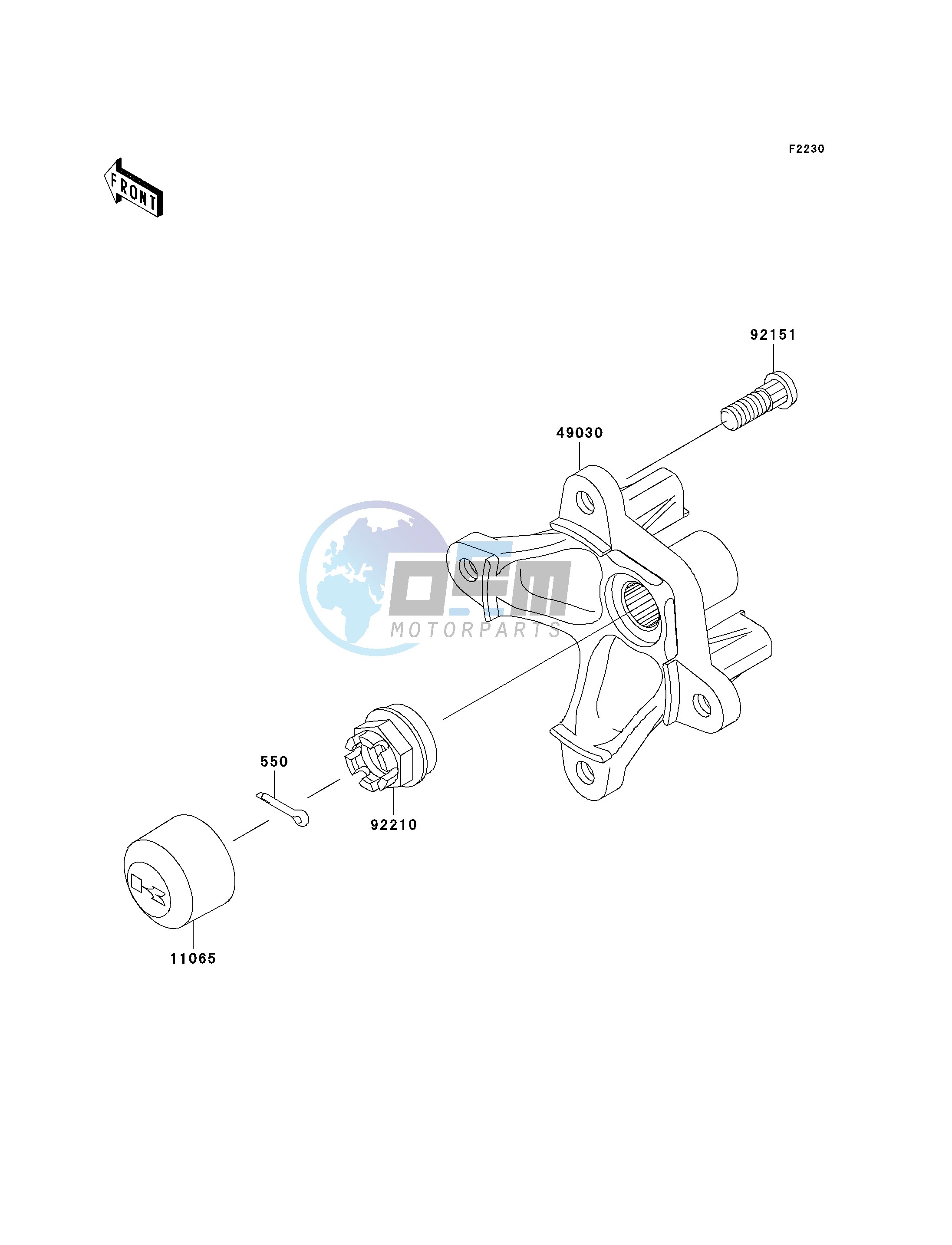 FRONT HUB