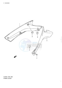 DL 650 V-STROM EU-UK drawing FRAME COVER