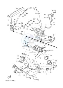 XV1900A MIDNIGHT STAR (1CR3) drawing INTAKE