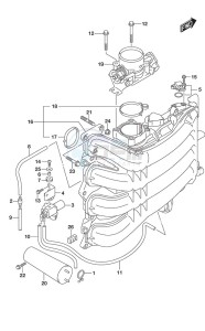 DF 200AP drawing Intake Manifold/Throttle Body