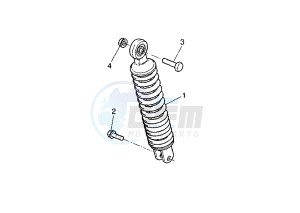 YQ AEROX R 50 drawing REAR SHOCK ABSORBER