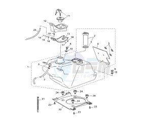 YP R X-MAX 250 drawing FUEL TANK