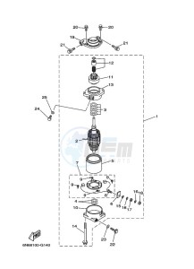 150FETOX drawing STARTER-MOTOR