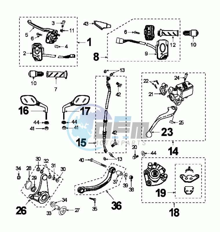 BRAKE CALIPER *HENG TONG*