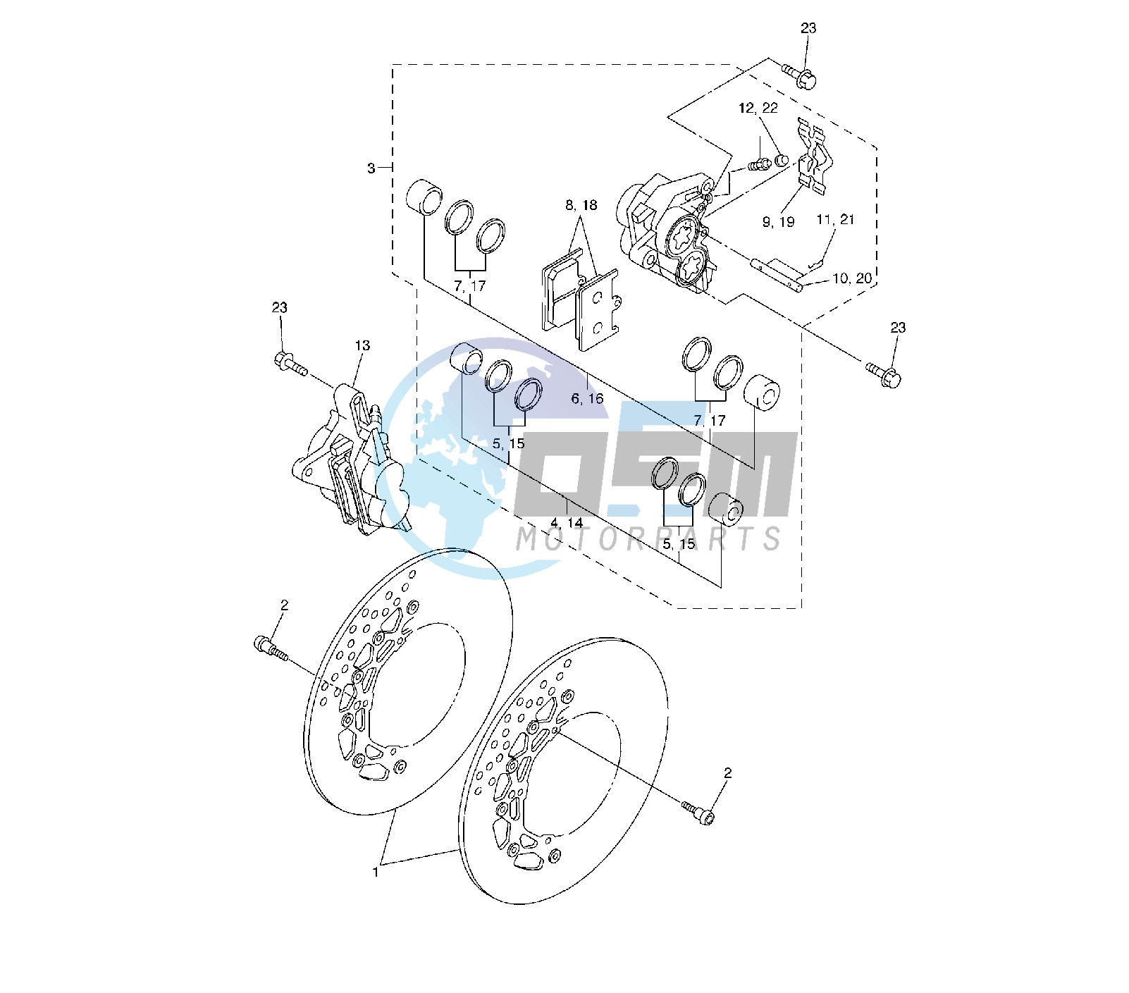 FRONT BRAKE CALIPER