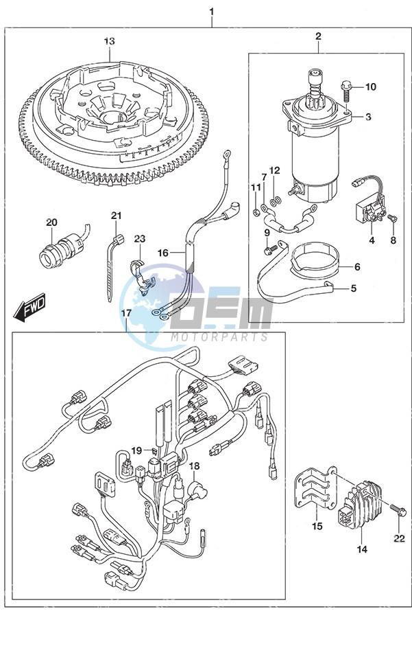 Starting Motor Manual Starter