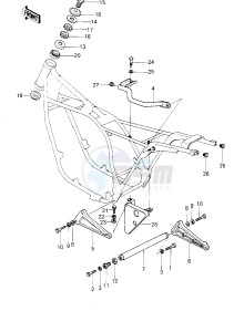 KZ 1300 B [B2] drawing FRAME FITTINGS