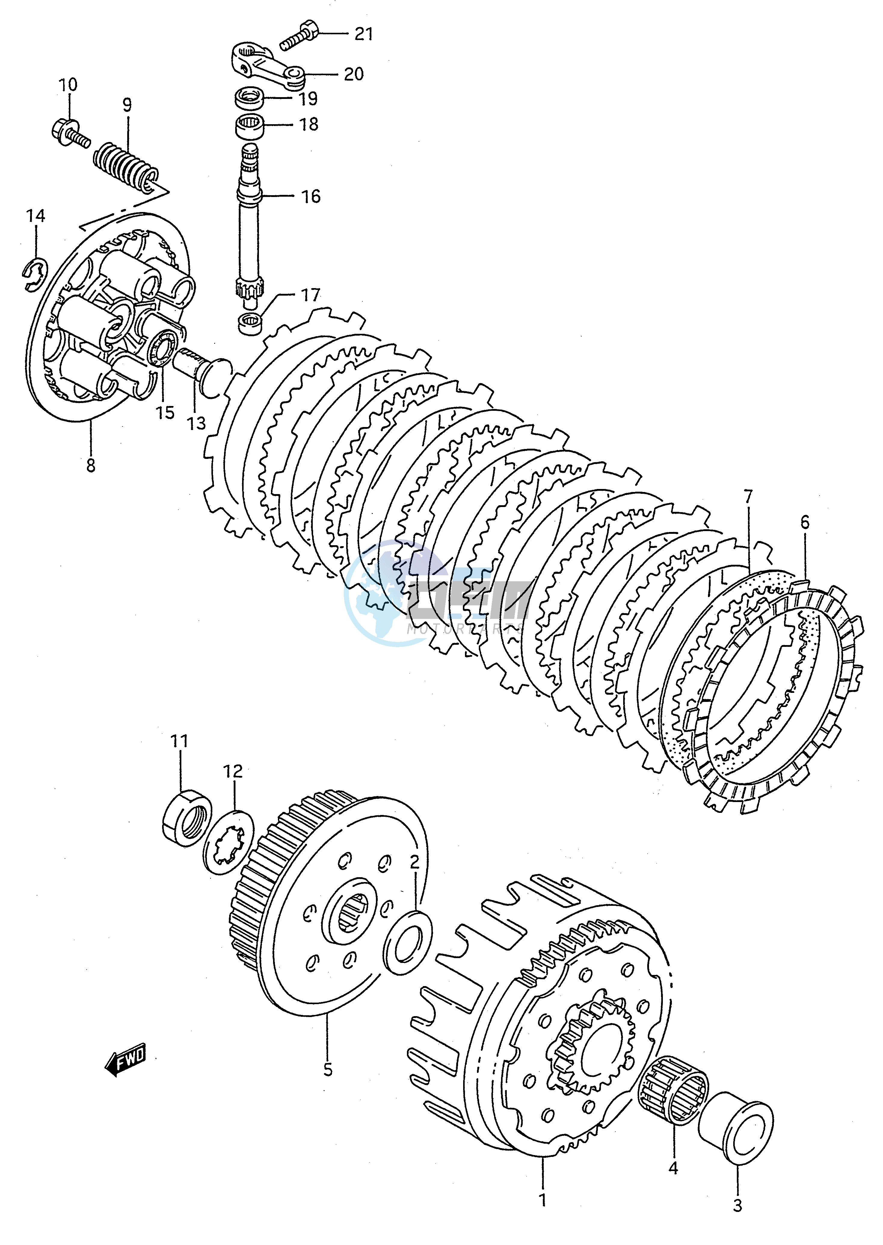 CLUTCH (MODEL K L M)