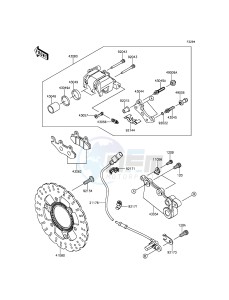 NINJA_250SL_ABS BX250BFSA XX (EU ME A(FRICA) drawing Rear Brake