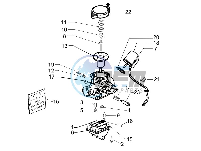 Carburetors components