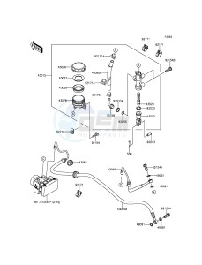 ER-6N_ABS ER650FDS XX (EU ME A(FRICA) drawing Rear Master Cylinder