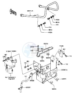 KZ 440 D [LTD BELT] (D2-D5) [LTD BELT] drawing BATTERY CASE -- 81-83 D2_D3_D4_D5- -