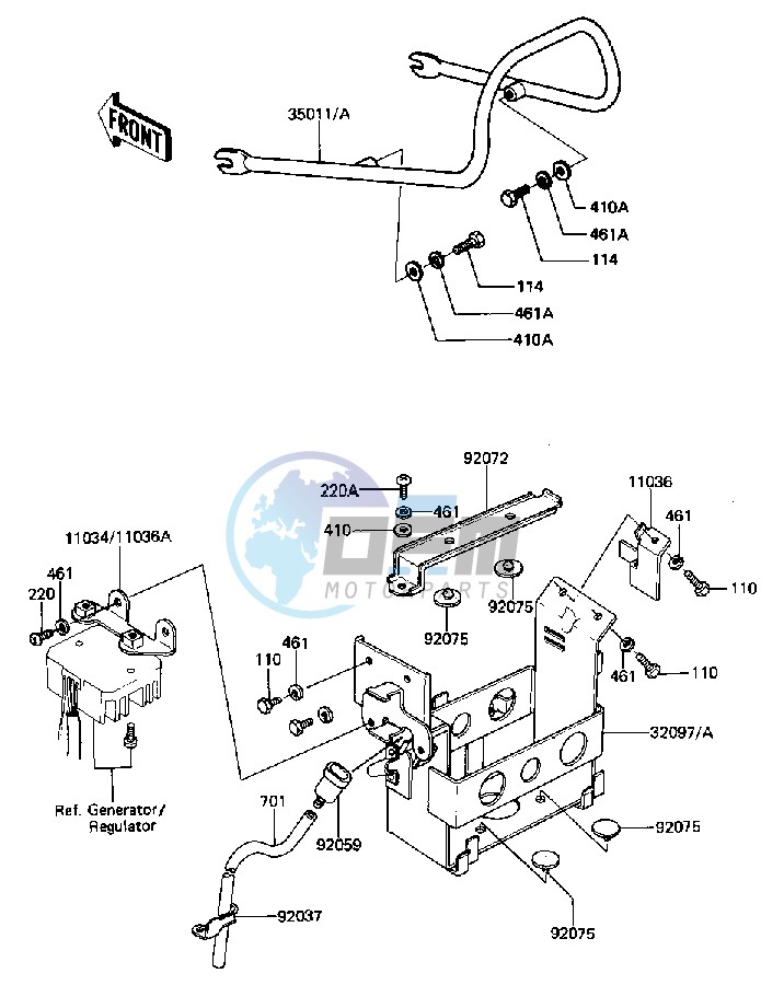 BATTERY CASE -- 81-83 D2_D3_D4_D5- -