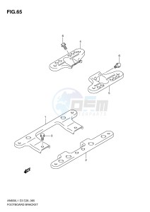 AN650 (E3-E28) Burgman drawing FOOTBOARD BRACKET