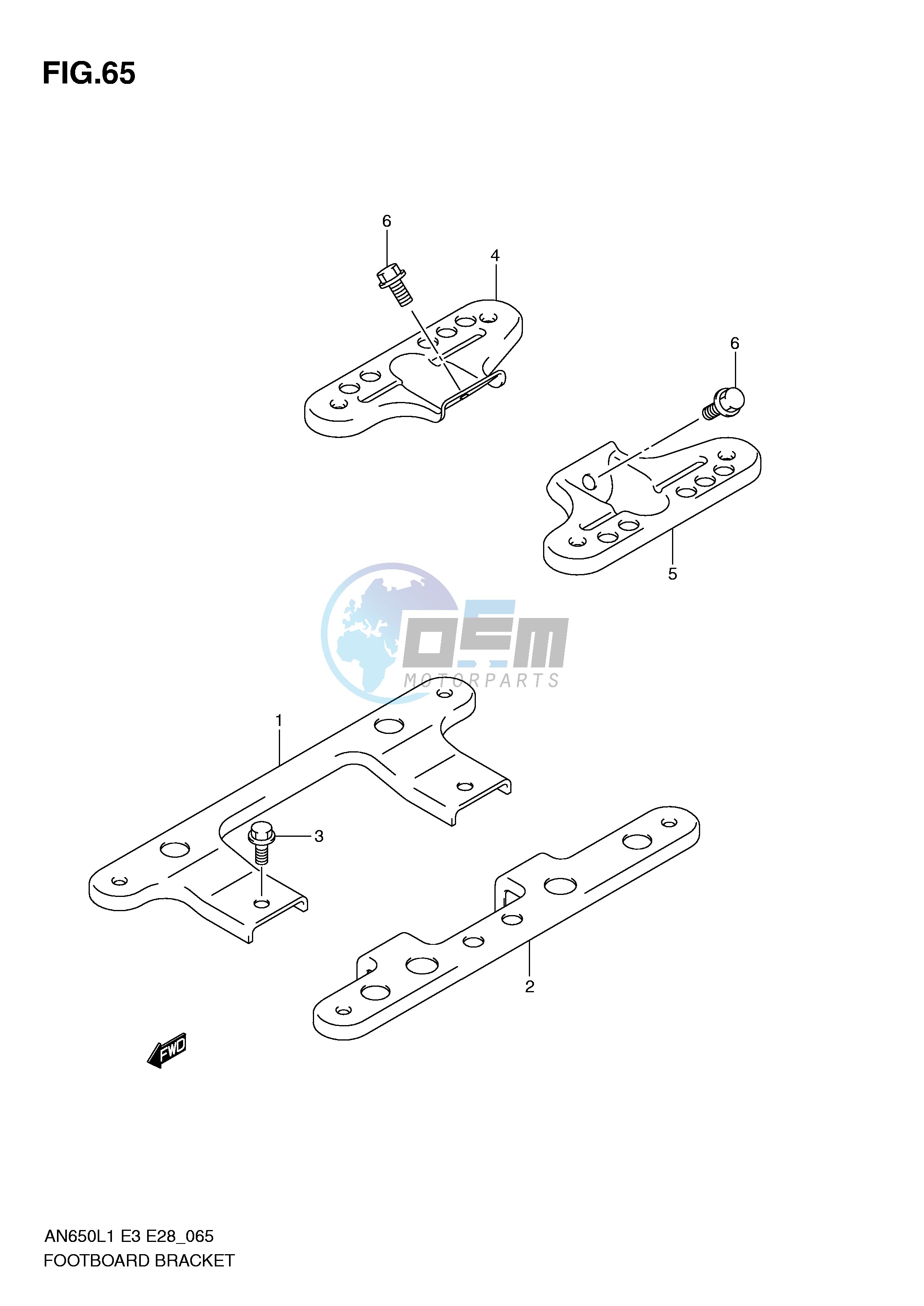 FOOTBOARD BRACKET