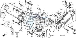 CBR600RAA Europe Direct - (ED / ABS) drawing FRAME BODY