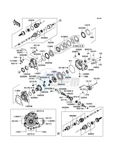 KVF750_4X4_EPS KVF750GCF EU GB drawing Drive Shaft-Front