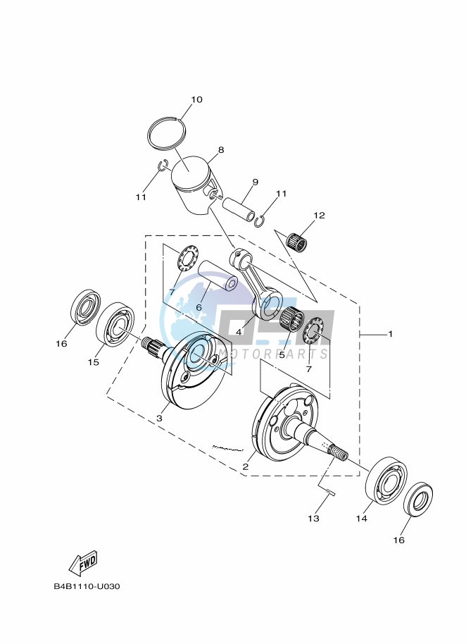 CRANKSHAFT & PISTON