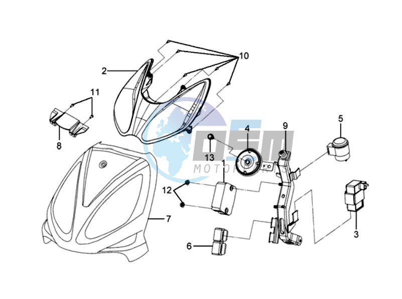 FR PLATE / HEAD LIGHT / INDICATOR RELAY