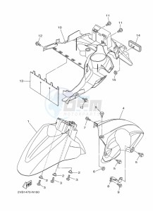 XC115F  (BL78) drawing REAR SUSPENSION