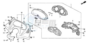 FES125 S-WING drawing SPEEDOMETER (FES1257/A7)(FES1507/A7)