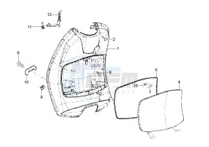 LX 2T 50 drawing Front glove compartment