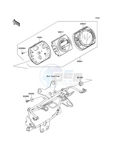 Z750 ZR750J6F FR GB XX (EU ME A(FRICA) drawing Meter(s)