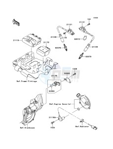 BRUTE FORCE 650 4x4i KVF650FEF EU GB drawing Ignition System