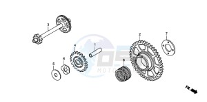 CBF600N drawing STARTING CLUTCH (CBF600S8/SA8/N8/NA8)