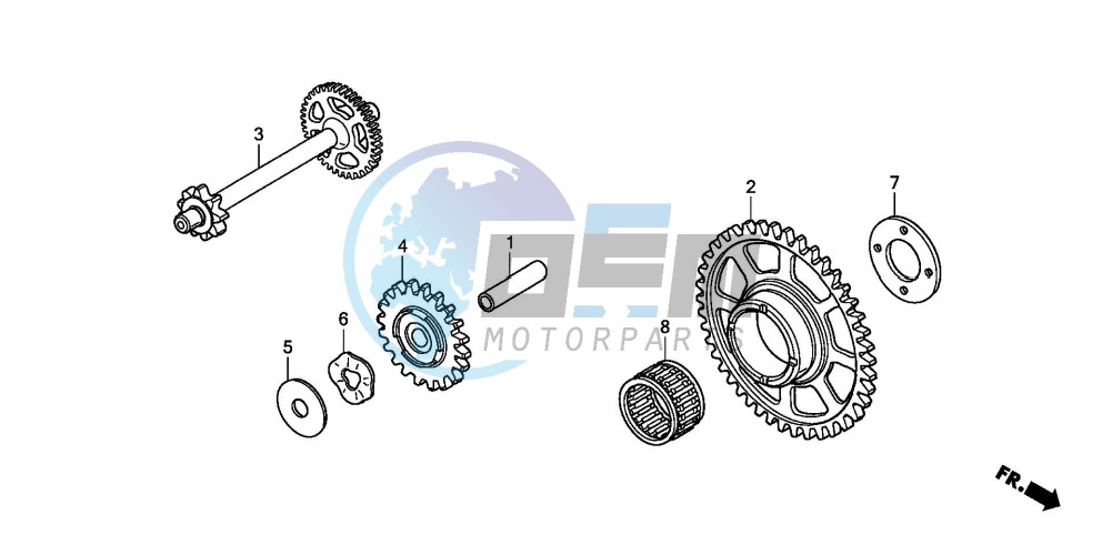 STARTING CLUTCH (CBF600S8/SA8/N8/NA8)