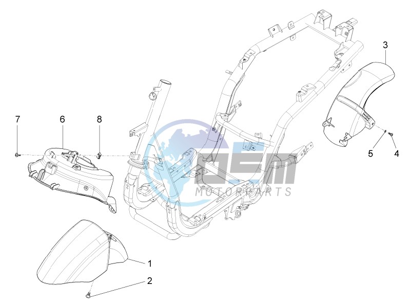 Wheel housing - Mudguard